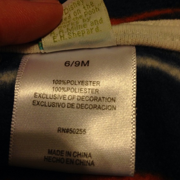 Disney Tigger Ear Hooded Fleece Vest - Picture 4 of 5